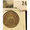 Image 1 : 1868 U.S. Shield Nickel.