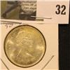 Image 1 : 1968 Silver Canada Quarter, Brilliant Uncirculated.