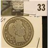 Image 1 : 1915 P Barber Quarter, Good.