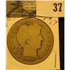 Image 1 : 1907 D U.S. Barber Half Dollar.