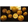 Image 1 : (10) assorted brass military uniform buttons, British, 19th & 20th century