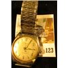 Image 1 : Caravelle (by Bulova since 1962) 17 jewels wristwatch, runs & keeps time