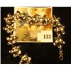 Image 2 : Sterling 5-petaled flower bracelet, 8  long, marked 925 ARTISTIC 12.5 g / 8 dwt