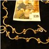 Image 2 : Half circle beaded link necklace, 18  when closed, marked 925 MEXICO, 33.0 g / 21.3 dwt, unique desi