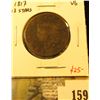 Image 1 : 1817 Large Cent, 13 stars, VG, value $25