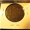Image 2 : 1817 Large Cent, 13 stars, VG, value $25