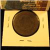 Image 2 : 1818 Large Cent, G, value $20