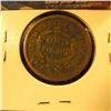 Image 2 : 1851 Large Cent, VG, value $25