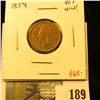 Image 1 : 1859 Indian Head Cent, VF+, nice and sharp! Value $65