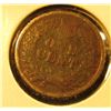 Image 2 : 1860 Indian Head Cent, F+, dark, value $20