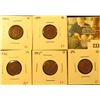 Image 1 : Group of 5 Indian Cents - 1892, 1893, 1894, 1895 & 1896 – all in VG, group value $21