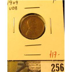 1909 VDB Lincoln Cent, F, value $17