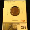 Image 1 : 1912-D Lincoln Cent, VF, value $25