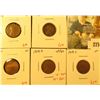 Image 1 : Group of 5 Lincoln Cents, 1918 VF, 1918-S F, 1919, 1919-D VF/XF, 1919-S VF, group value $10+