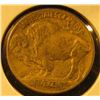 Image 2 : 1913 Type 1 (mound) Buffalo Nickel, XF+ gold plated, value $25