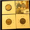 Image 2 : Group of 3 Buffalo Nickels, 1917 F, 1918 VG & 1919 VF, group value $25