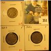 Image 1 : (3) Buffalo Nickels, 1927PDS, all F, group value $14+