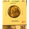 Image 1 : 1950-D Jefferson Nickel, BU, key date! Value $15