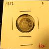Image 1 : 1856 Seated Liberty Half Dime, F, value $25
