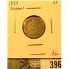 Image 1 : 1853 Arrows Seated Liberty Dime, G+, value $20