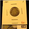 Image 1 : 1883 Seated Liberty Dime, F, value $20