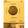 Image 1 : 1891-S Seated Liberty Dime, F, value $20