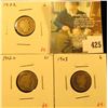 Image 1 : Group of (3) Barber Dimes, 1902, 1902-O, 1903, all G, group value $12