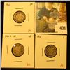 Image 1 : Group of (3) Barber Dimes, 1910, 1910-D, 1911, all G, group value $12