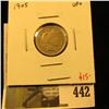 Image 1 : 1905 Barber Dime, VF+, value $15