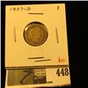 Image 1 : 1907-D Barber Dime, F, value $10