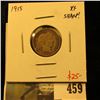 Image 1 : 1915 Barber Dime, XF sharp, value $25