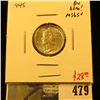 Image 1 : 1945 Mercury Dime, GEM BU, MS65+, value $28