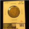 Image 1 : 1898-S Barber Quarter, G obverse, AG+ reverse, better date, value $9
