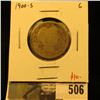Image 1 : 1900-S Barber Quarter, value $10