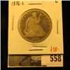 Image 1 : 1876-S Seated Liberty Half Dollar, G, value $38