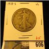 Image 1 : 1927-S Walking Liberty Half Dollar, VG, value $15