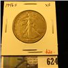 Image 1 : 1946-S Walking Liberty Half Dollar, XF, value $20