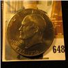 Image 1 : 1976 variety 2 Eisenhower Dollar, BU from Mint Set, value $5 to $30