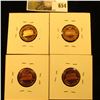 Image 2 : Group of (4) PROOF Lincoln Cents, 1979-S type 1, 1980-S, 1981-S type 1, 1982-S, group value $14