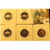 Image 2 : Group of (5) PROOF Jefferson Nickels, 1982-S, 1983-S, 1987-S, 1992-S, 1993-S, group value $14+