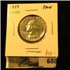 Image 1 : 1959 Silver PROOF Washington Quarter, value $12