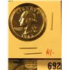 Image 1 : 1963 Silver PROOF Washington Quarter, value $11