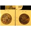 Image 2 : (2) PROOF Kennedy Half Dollars, 1971-S & 1972-S, pair value $10