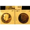 Image 1 : (2) PROOF Kennedy Half Dollars, 1978-S & 1980-S, pair value $8