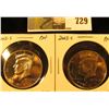 Image 1 : (2) PROOF Kennedy Half Dollars, 2002-S & 2003-S, pair value $14