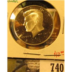2005-S Silver PROOF Kennedy Half Dollar, value $13