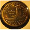 Image 2 : 2000-S PROOF Sacagawea Dollar, value $12