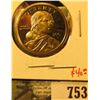 Image 1 : 2001-S PROOF Sacagawea Dollar, value $40