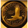 Image 3 : 2008-S PROOF Sacagawea Dollar, value $10