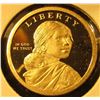 Image 2 : 2012-S PROOF Native American Dollar, value $15
